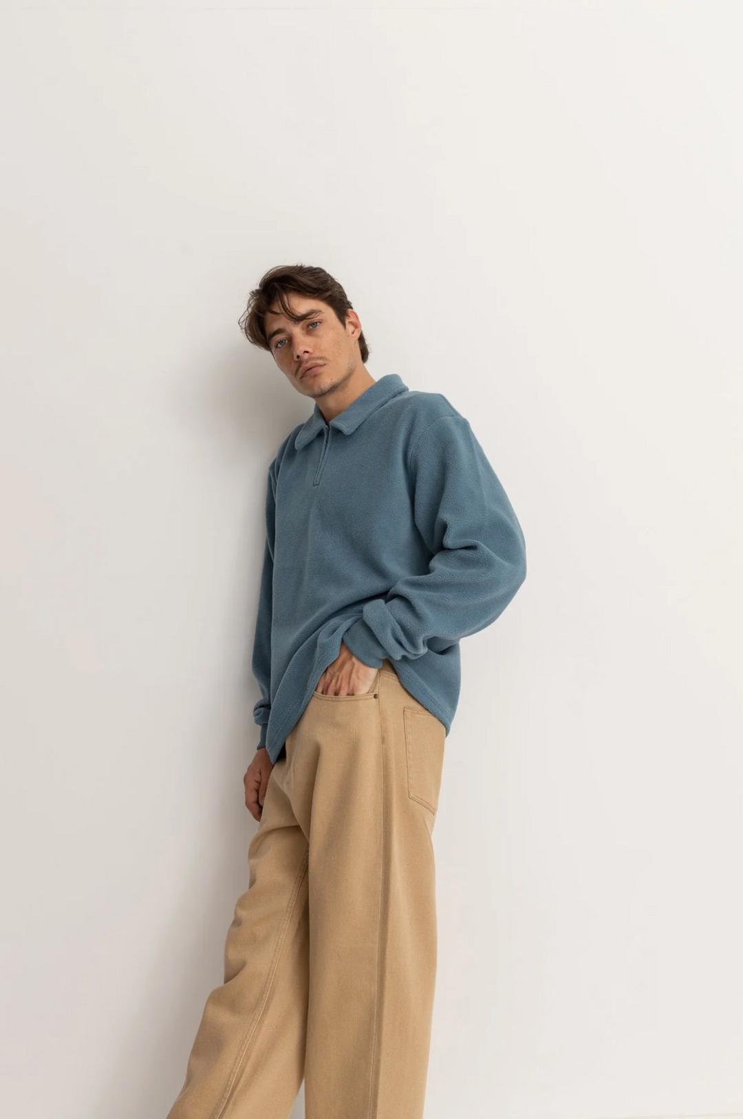 Oskar Reverse Fleece - Slate