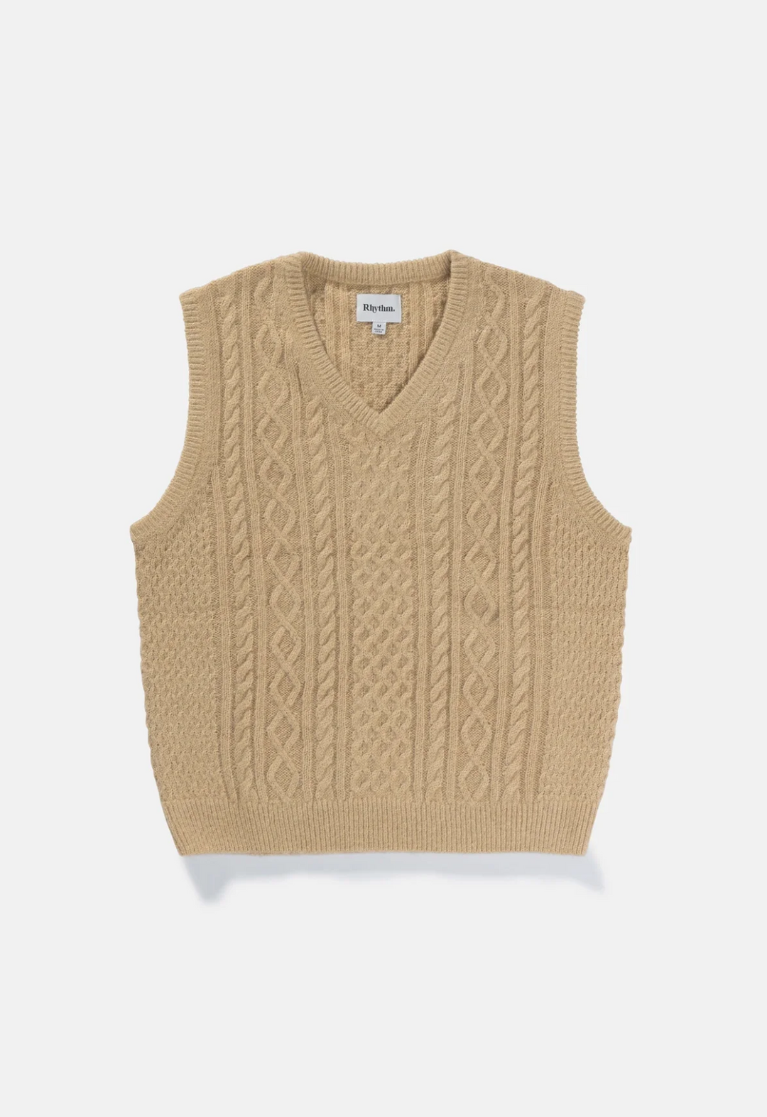 Mohair Knit Vest - Latte