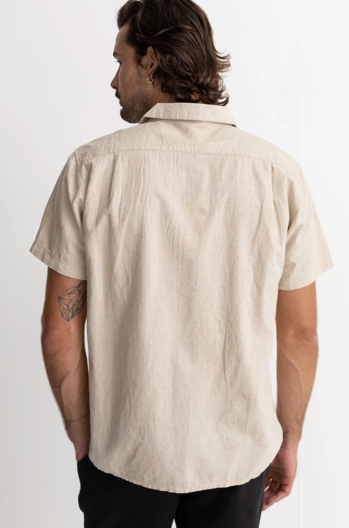 Classic Linen Tee Shirt - Sand