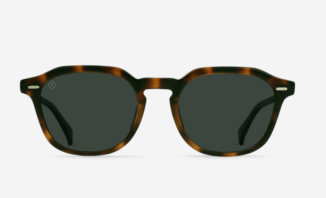 Clyve Sunglasses - Espresso Tortoise / Green