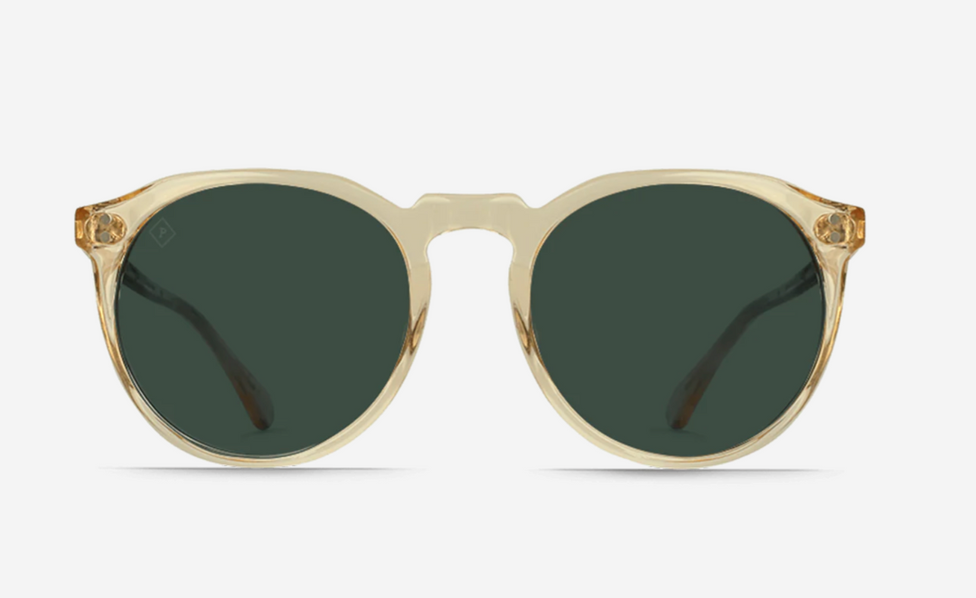 Remmy Sunglasses - Champagne Crystal / Green