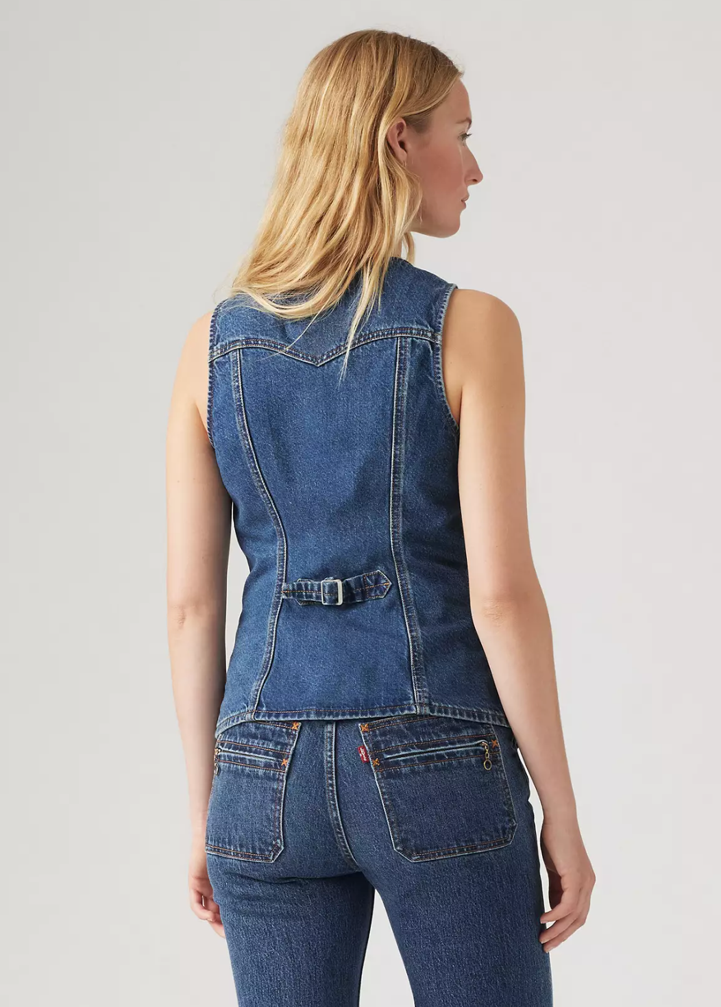 Longline Denim Vest - Enchantment