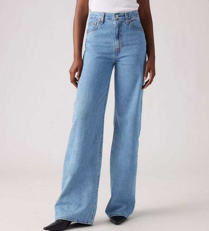 Ribcage Wide Leg Jeans - Splash Zone