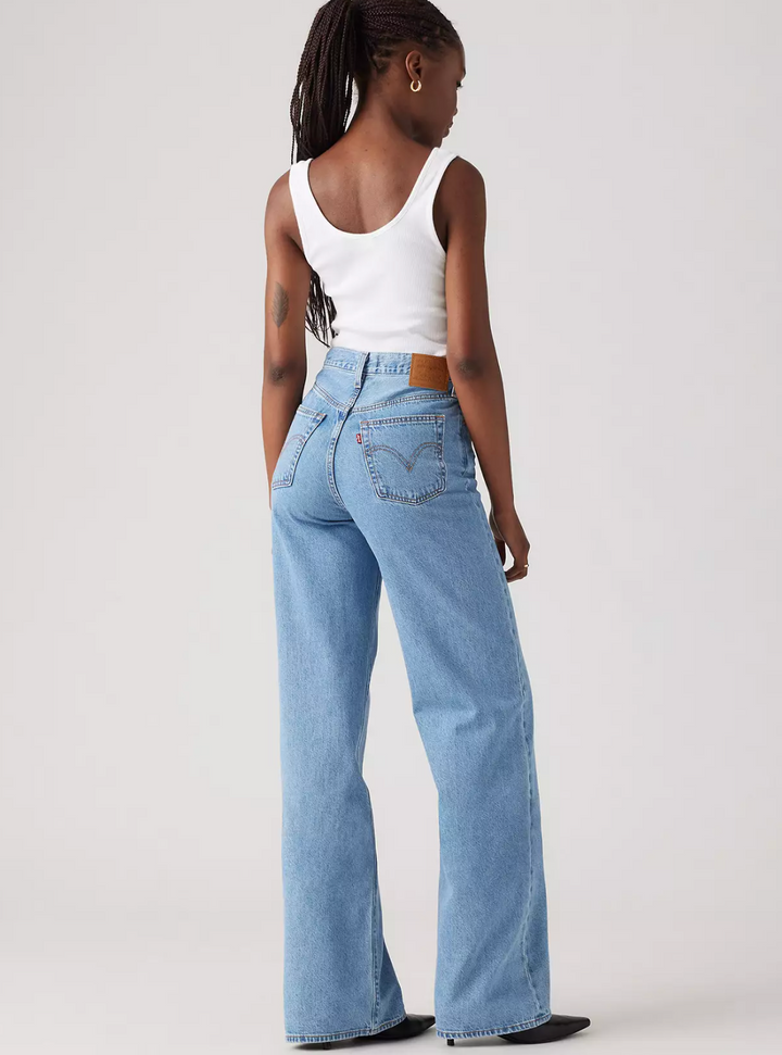 Ribcage Wide Leg Jeans - Splash Zone