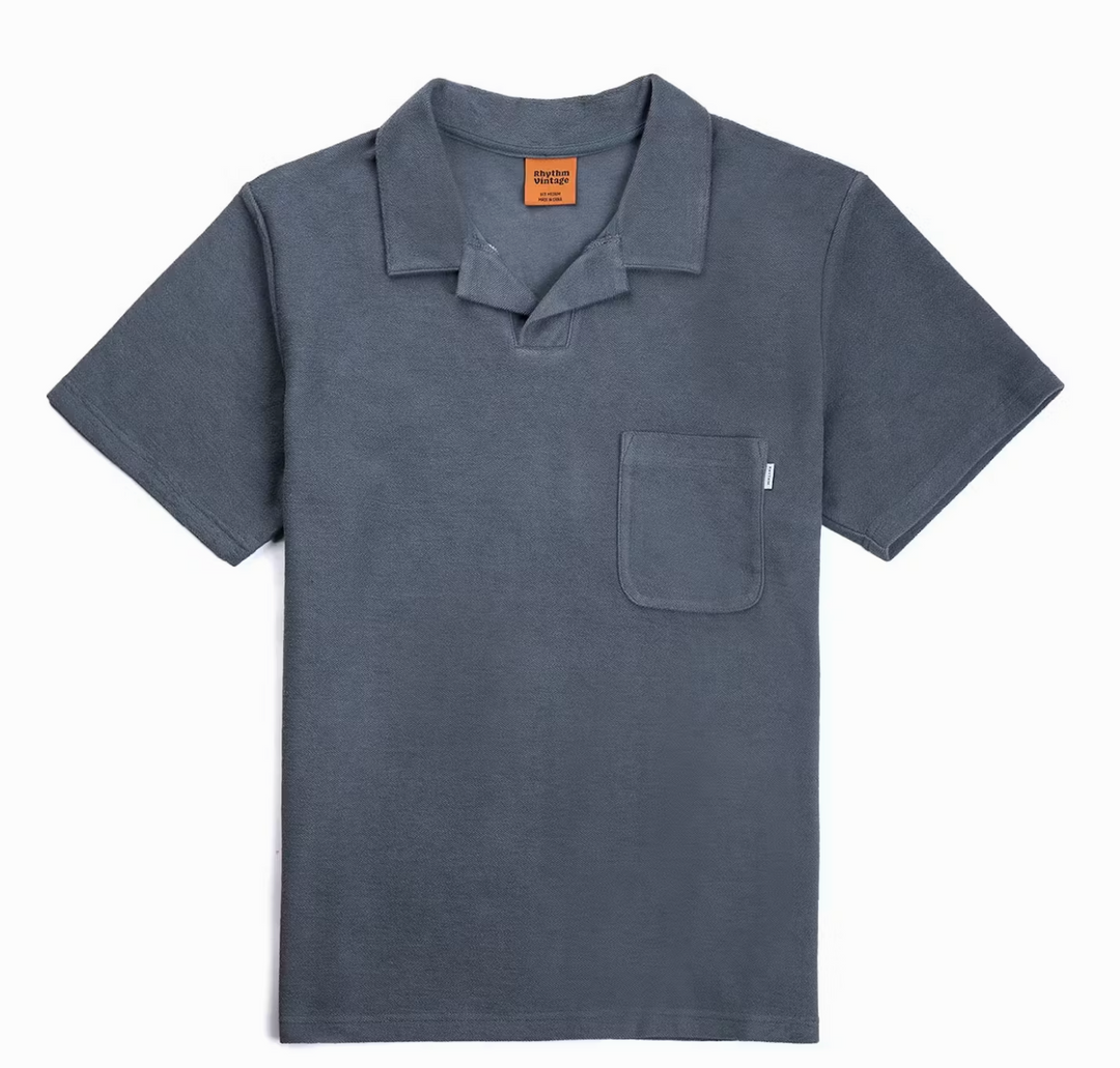 Terry Polo Shirt - Slate