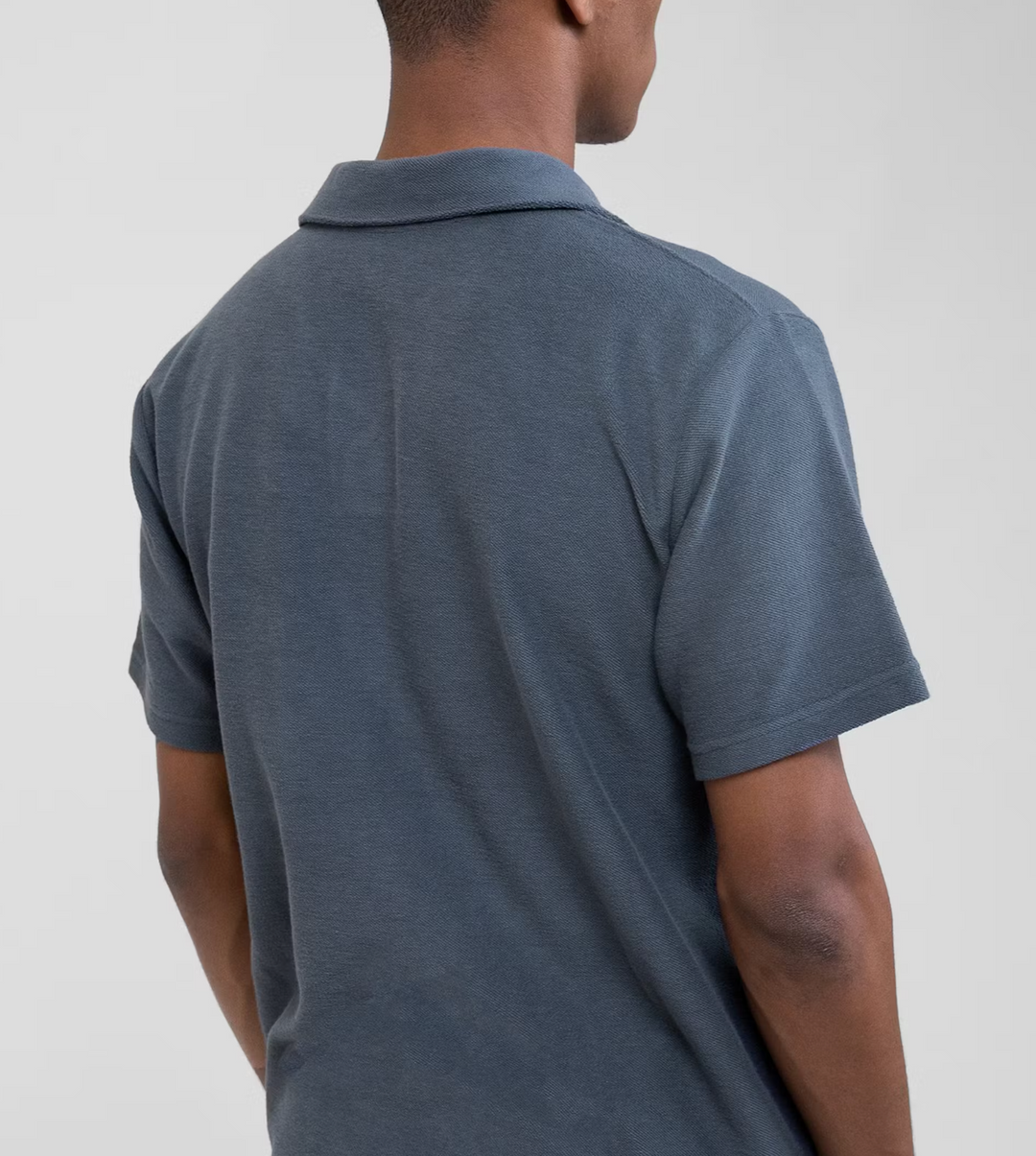 Terry Polo Shirt - Slate