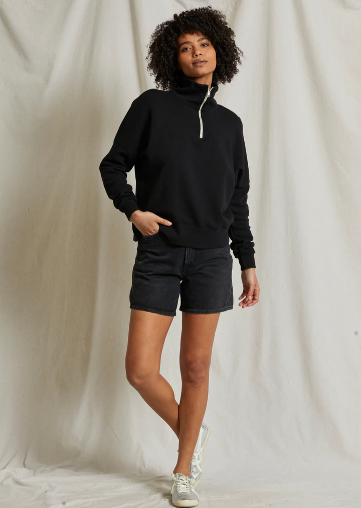 Maren Half Zip - True Black