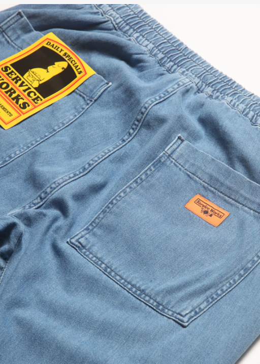 Classic Chef Pant - Light Wash Denim