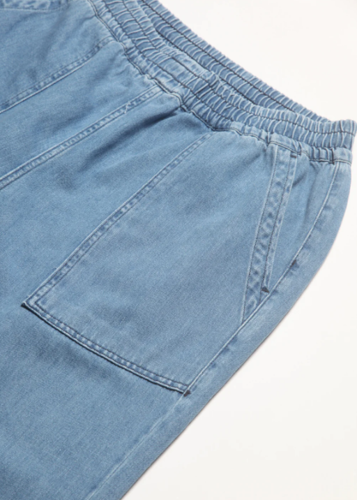 Classic Chef Pant - Light Wash Denim