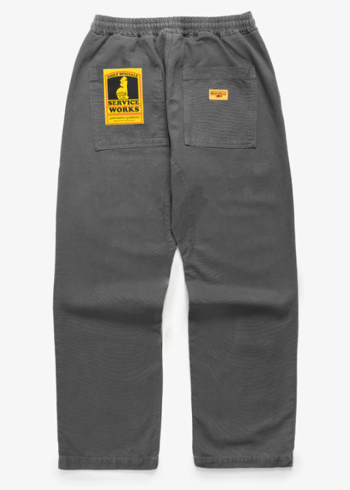 Classic Canvas Chef Pant - Grey