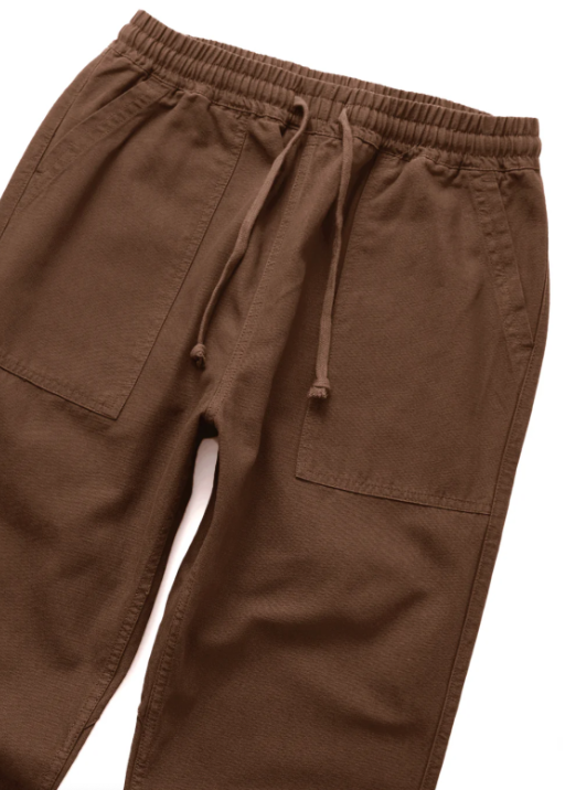 Classic Canvas Chef Pant - Brown