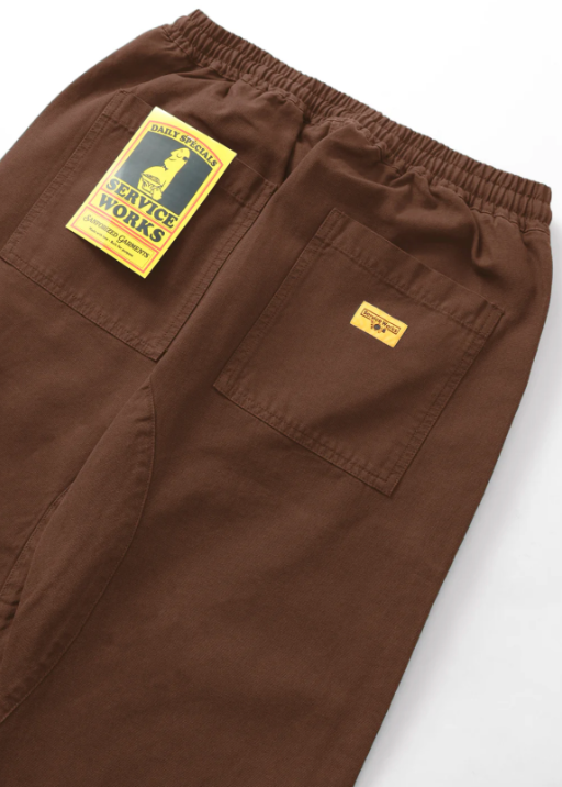 Classic Canvas Chef Pant - Brown