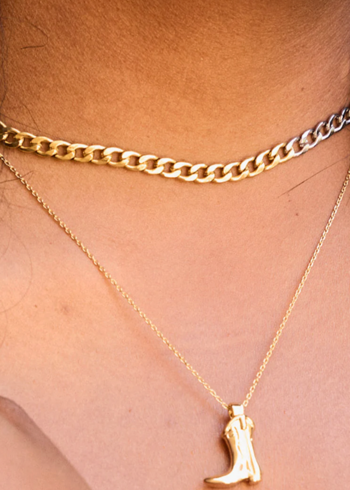 Chain Necklace - Two Toned