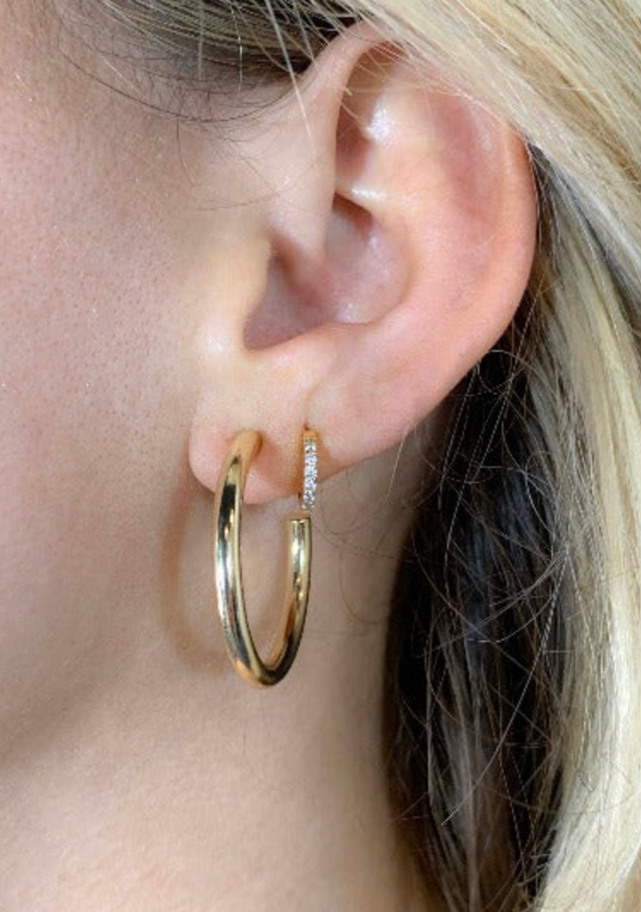 Tessa Tube Hoops - Gold