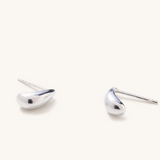 Mini Teardrop Studs - Silver