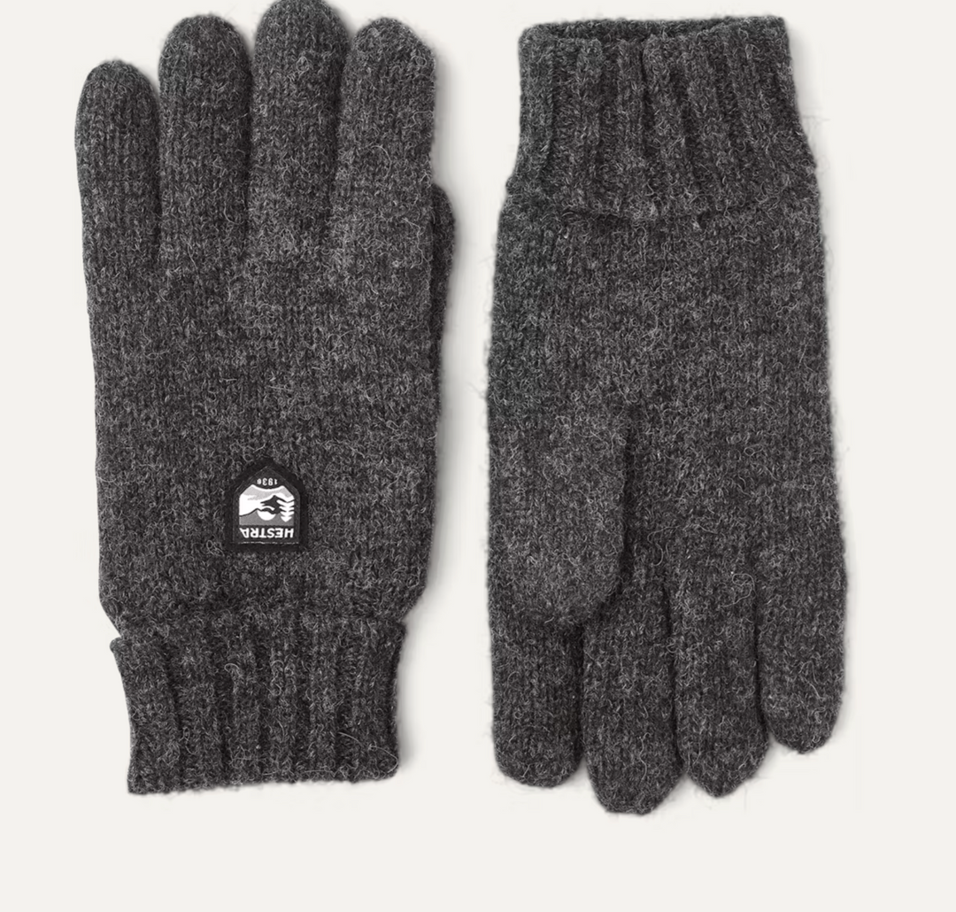 Basic Wool Gloves - Charcoal