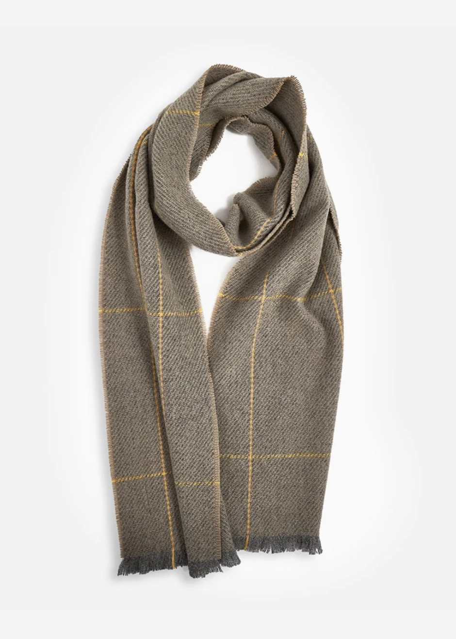 Turra Lambswool Scarf - Loam