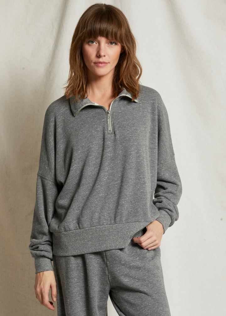 Drake Fleece Half Zip - Heather Grey