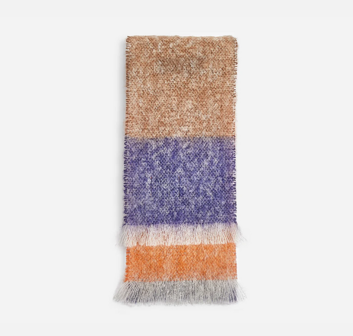 Silare Mohair Scarf - Tangerine