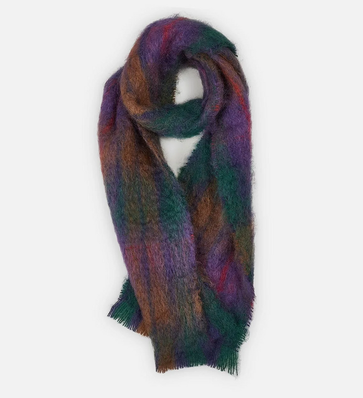 Drumin Mohair Scarf - Woodland