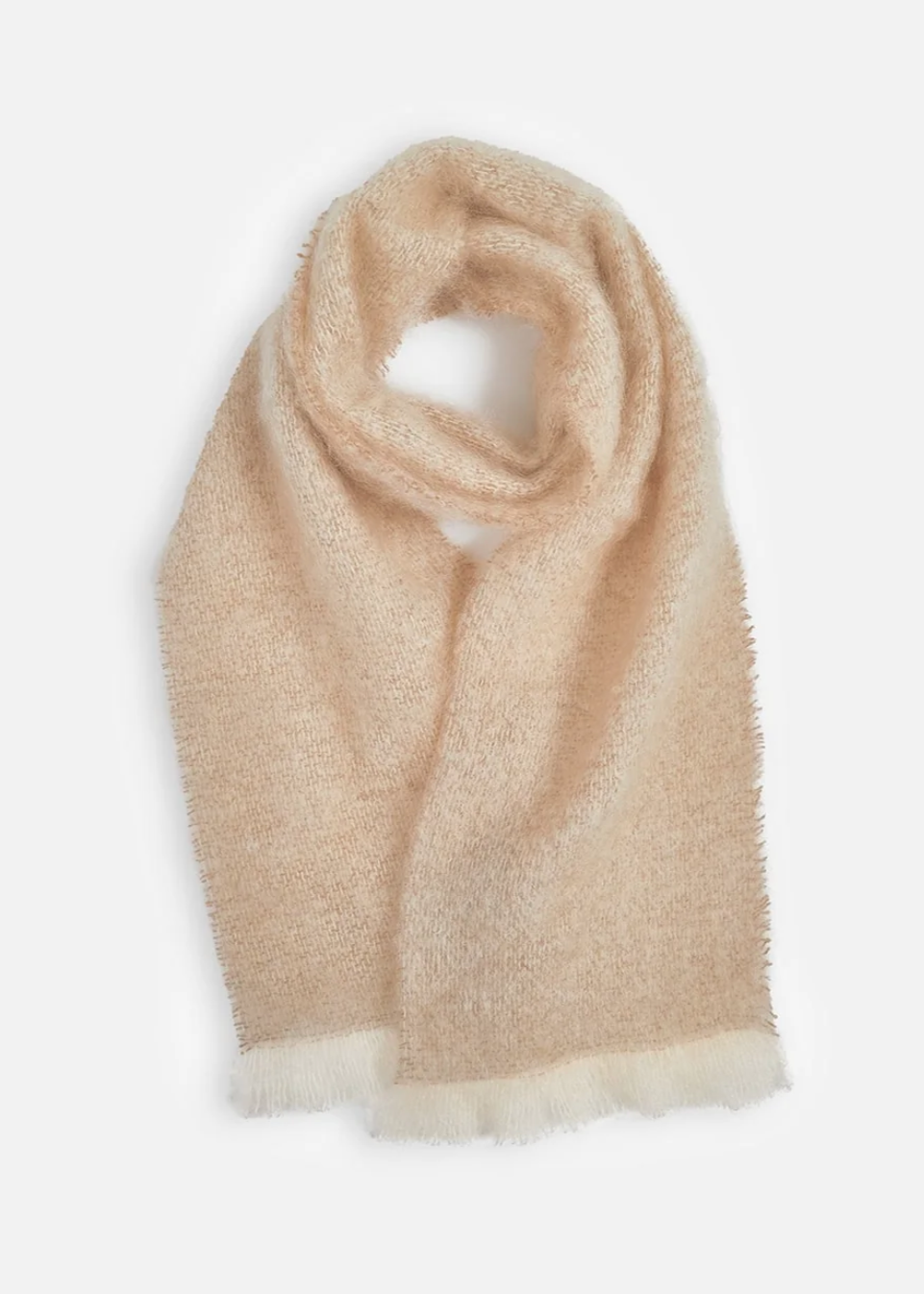 Mooneen Mohair Scarf - Fawn