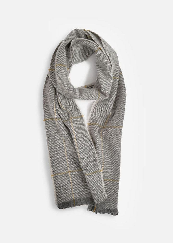 Turra Lambswool Scarf - Silver