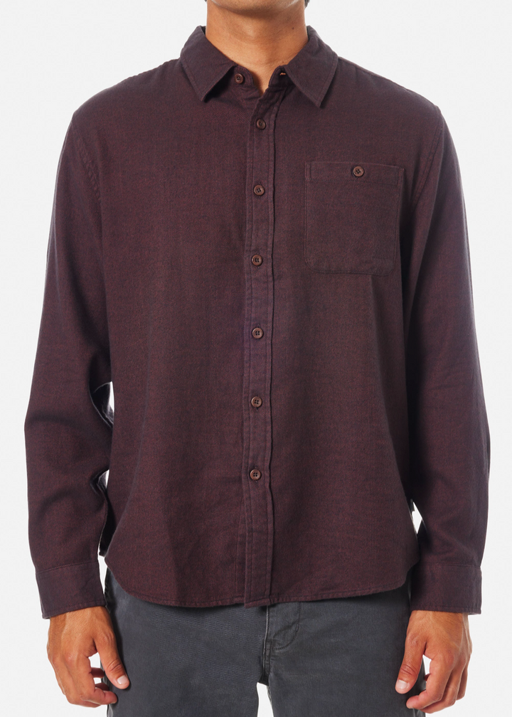 Twiller Flannel - Burgundy