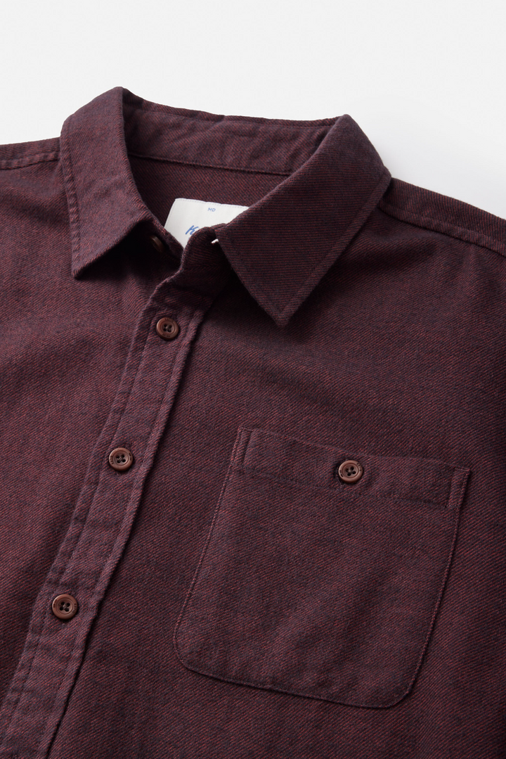 Twiller Flannel - Burgundy