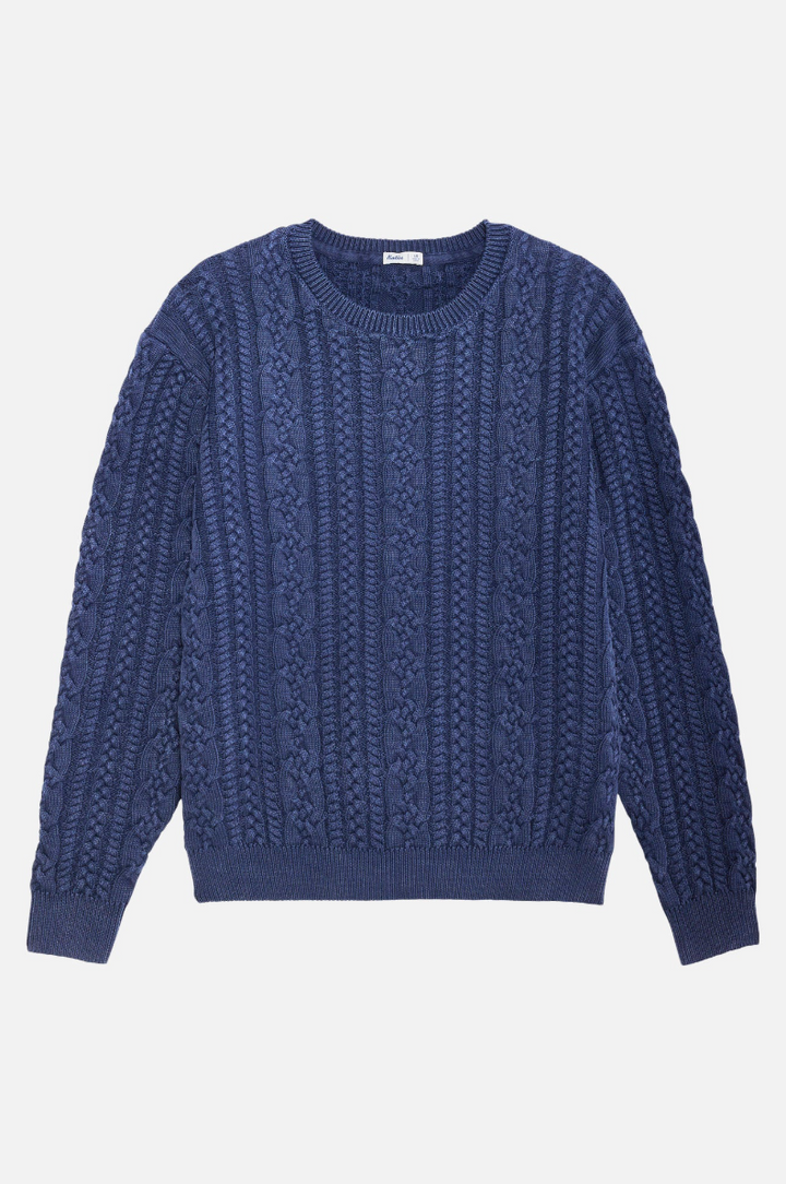 Fisherman Sweater - Polar Navy