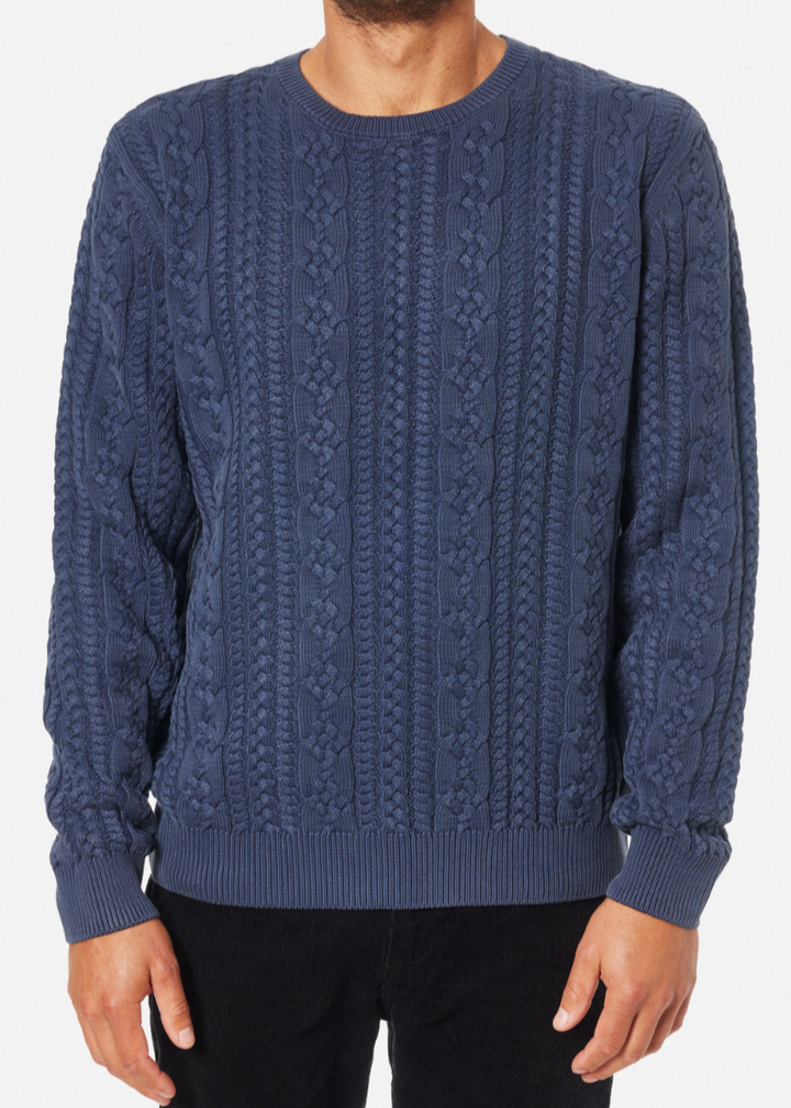 Fisherman Sweater - Polar Navy