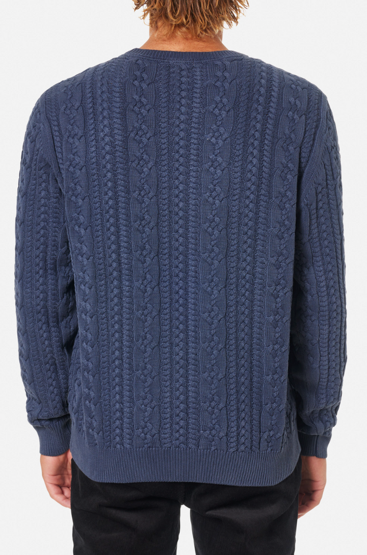 Fisherman Sweater - Polar Navy