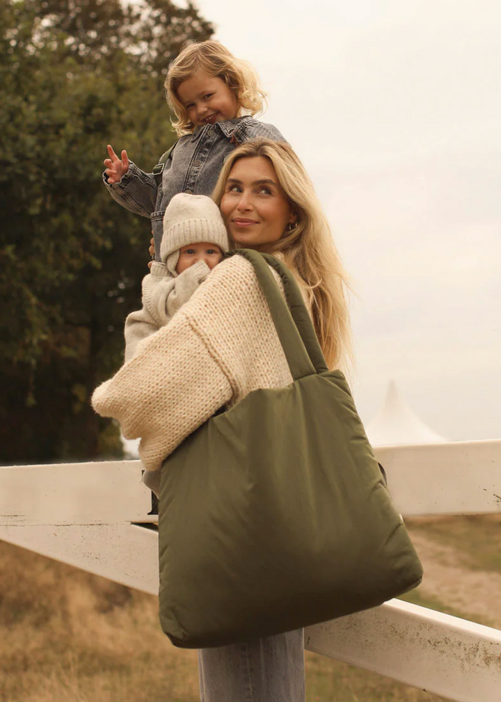 Puffy Mom Bag - Green