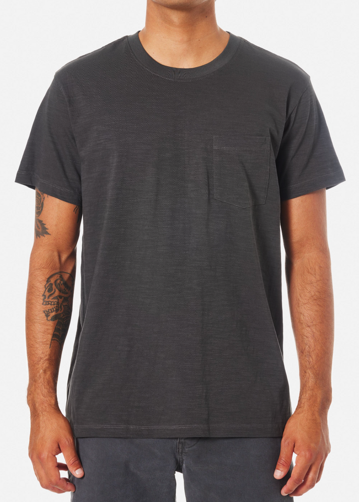 Slub Base Tee - Black Wash