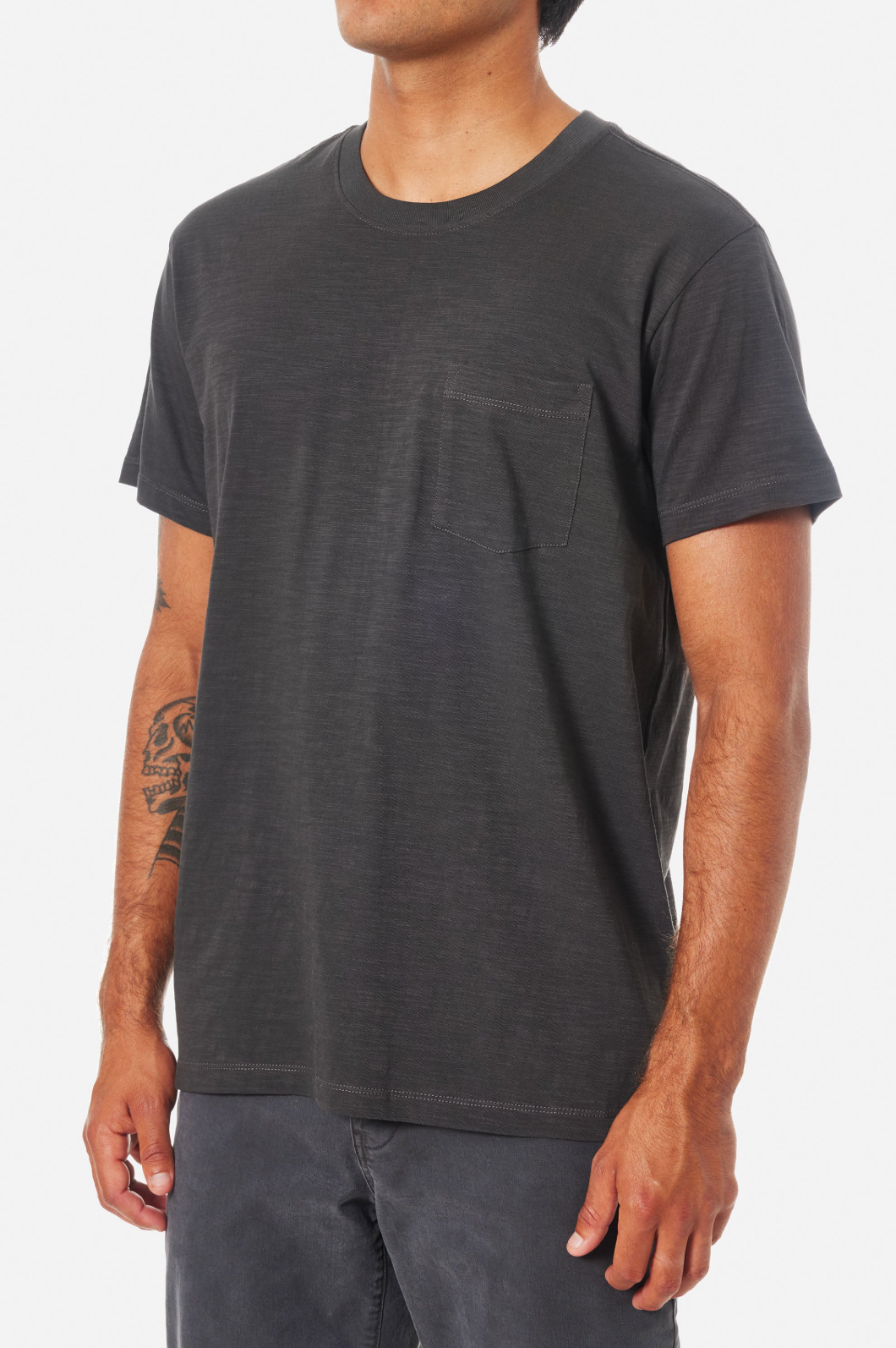 Slub Base Tee - Black Wash