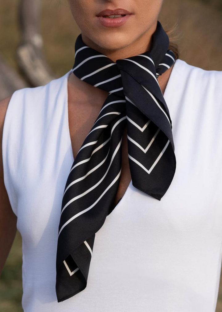 Silk Scarf - Black