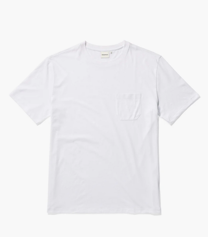 Pima Pocket Tee - White