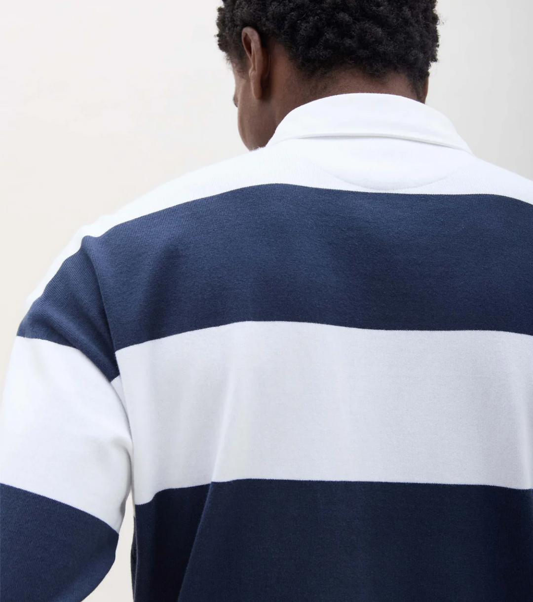 Rugby Polo - Blue Nights Stripe