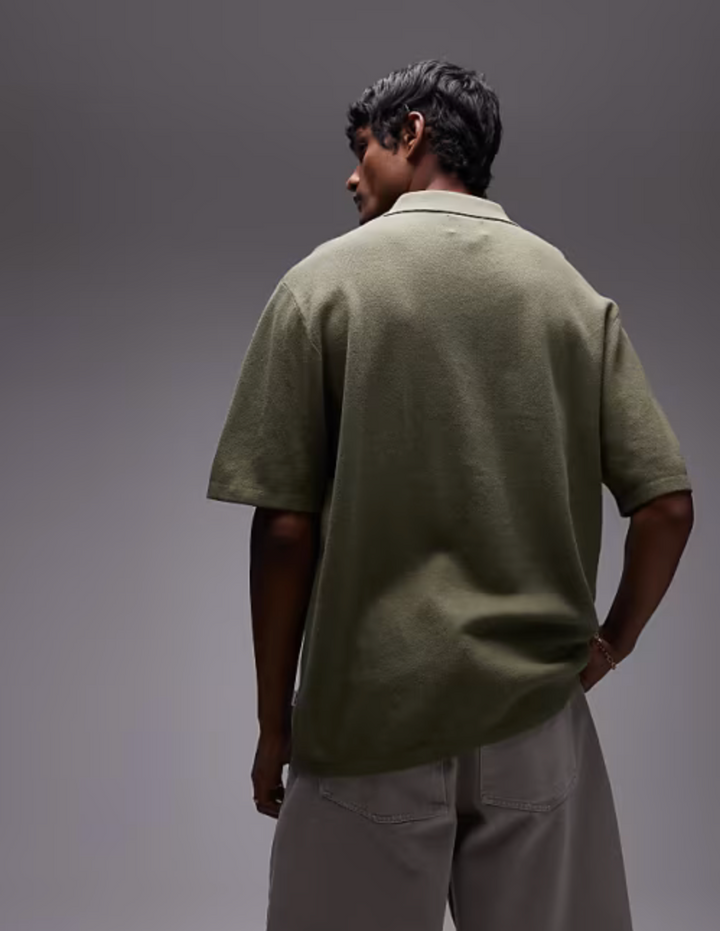 Loma Knitted SS Shirt - Sage