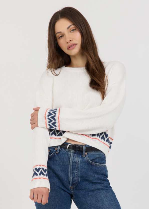 Kori Pullover Sweater - Chalk Combo