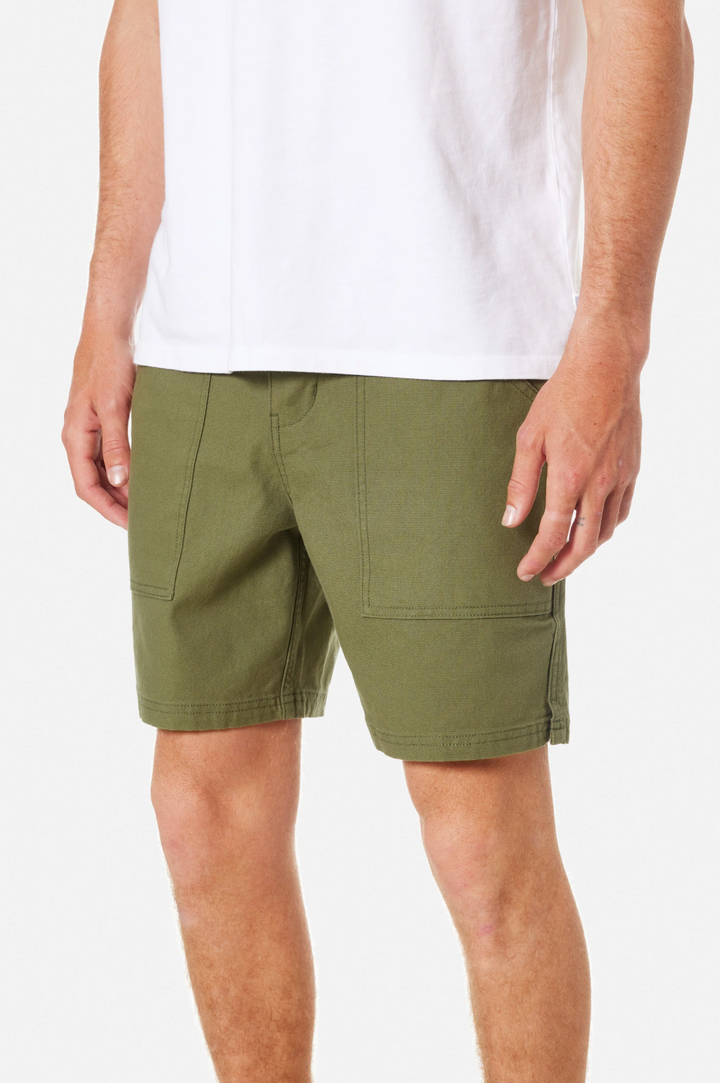 Trails Canvas Short - Clover