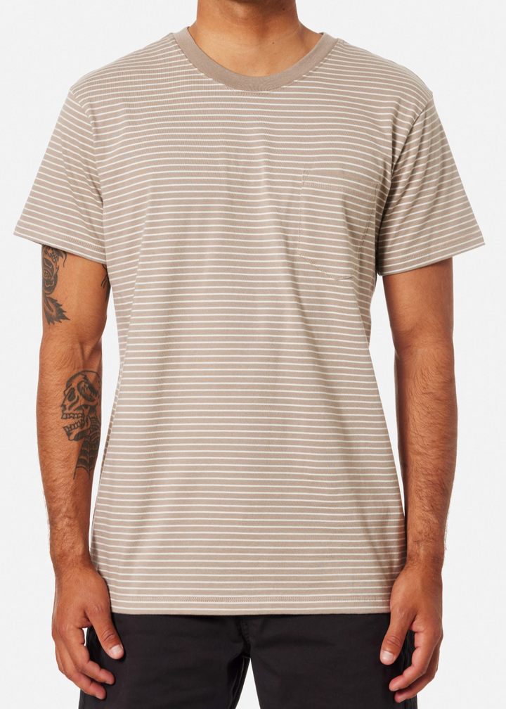 Finley Pocket Tee - Vintage Khaki