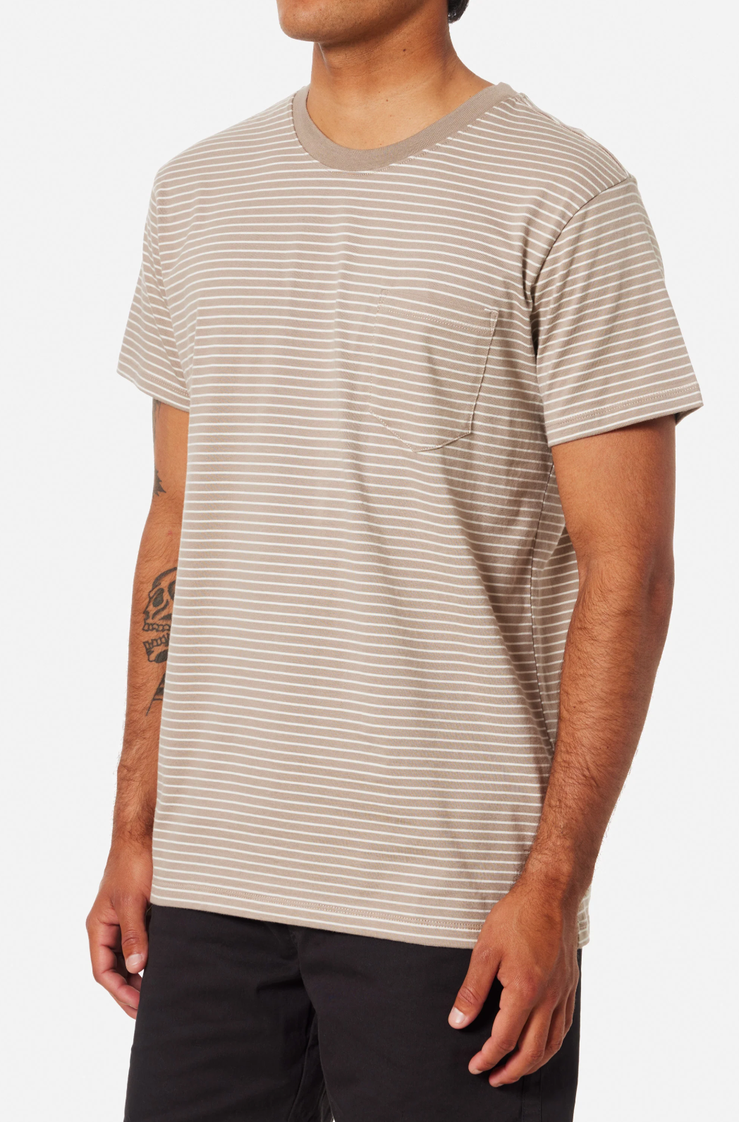 Finley Pocket Tee - Vintage Khaki