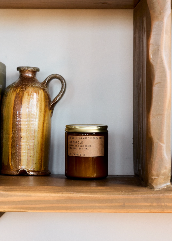 Standard Soy Candle - Teakwood + Tobacco