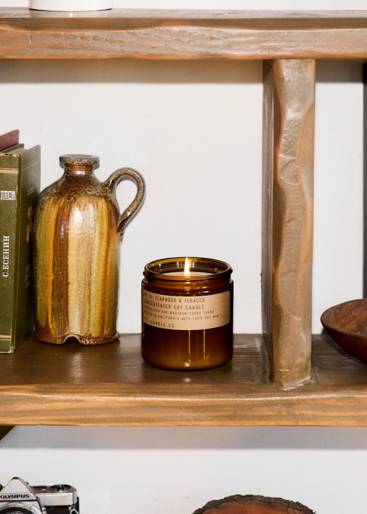 Large Soy Candle - Teakwood & Tobacco