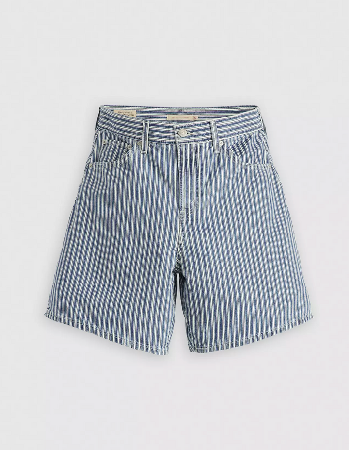 High Baggy Short - Mischa Stripe