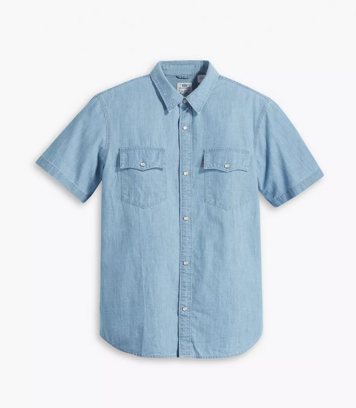 Relaxed Fit Western Shirt - New Hyde Chambray