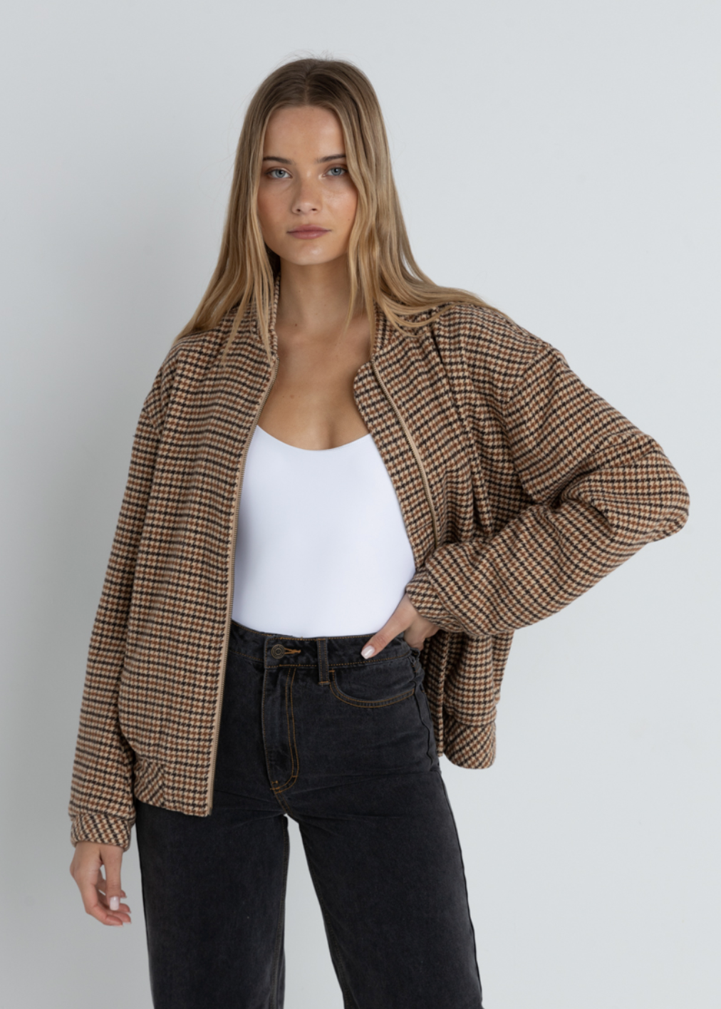 Luca Bomber Jacket - Brown