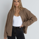 Luca Bomber Jacket - Brown
