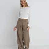 Charm Long Sleeve Top - White
