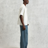 Didcot Seersucker Waffle Shirt - Ecru